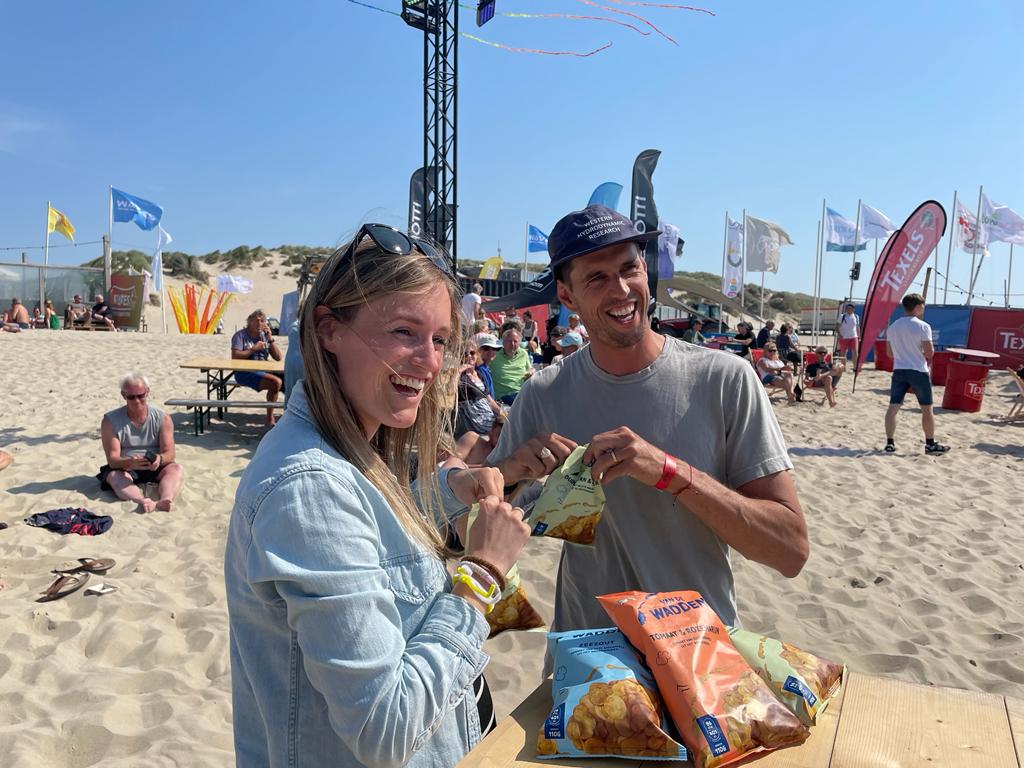 chips eten met Rianne Broekman en Dorian van Rijsselberghe